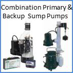 TWO Pumps Combination Primary and Backup