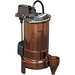 Liberty Pumps 287 1/2 HP Vertical Magnetic Float Cast Iron Housing, Bottom Screen With Legs to Raise Pump Base, 3/4 Inch Solids Handling, 4260 GPH At 10 Foot Lift Automatic Sump Pump