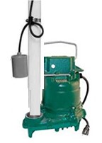 Zoeller N53 sump pump Non-automatic with a varaiable float-switch installed to automate it.