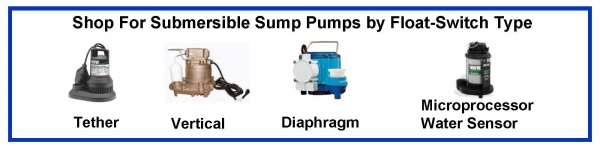 Submersible Sump Pumps With Vertical floats