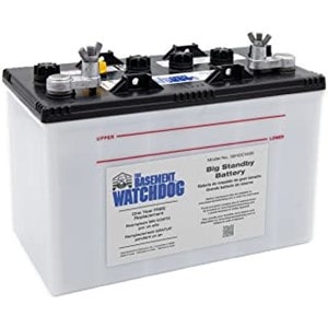 Basement Watchdog Battery 30HDC140S Group 30 Ah75 Wet Cell For Basement Watchdog  Battery-Backup Sump Pump