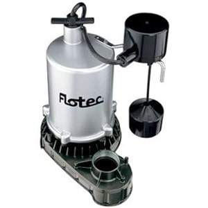 Flotec Model FPZT7550  1.0 horse power Uni-body Zinc Housing Vertical Float Automatic Submersible Sump Pump