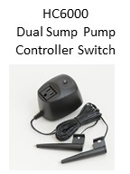 HC6000 Dual Sump Pump Controller Switch