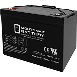 Mighty Max Battery ML100-12 SLA Group 30 Ah100 Sealed lead Acid better for Battery-Backup Sump Pump