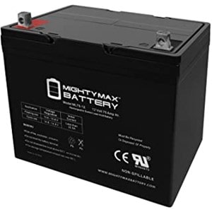 Mighty Max Battery ML75-12 SLA Group 24 Ah75 SLA For Wayne  Battery-Backup Sump Pump