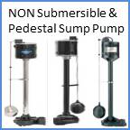 Non Submersible Pedestal Column Sump Pump
