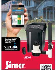 Simer A5300 Battery Backup Sump Pump