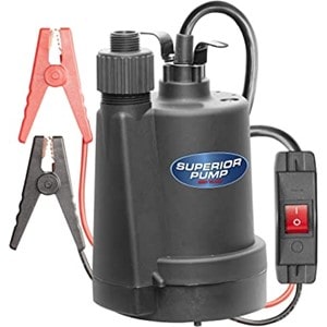 Superior Pump 91012 Utility Pump Battery Operated