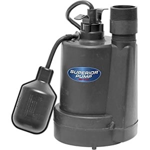Superior Pump 91250 Utility Pump 1/4 HP