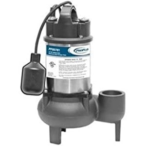 Superior Pump Model 93781 0.5 horse power Stainless Steel Housing Cast Iron Base Automatic Sewage Pump
