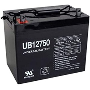Universal Power Group Battery UB12750 Group 24 Ah75 AGM For Wayne  Battery-Backup Sump Pump
