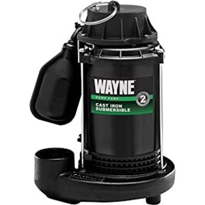 Wayne CDT50 1/2-HP-Submersible Cast-Iron Sump-Pump With Integrated Vertical-Float-Switch