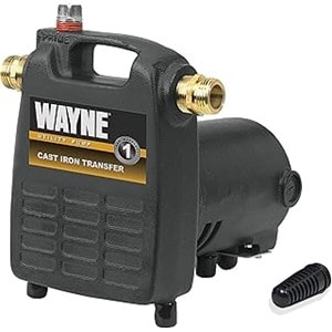 Pictured is Wayne Model PC4 :transfer pump. It is 1/2 HP with flow rate of 1450 GPH.