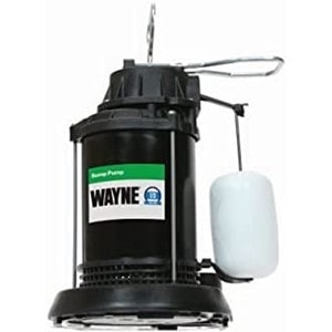WAYNE SPF33-57610 1/3 HP Thermoplastic Sump Pump with vertical Float Switch