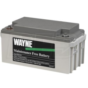 Wayne Battery WSB1275 Group 27 Ah75 AGM For Wayne  Battery-Backup Sump Pump