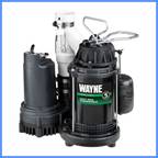 Wayne WSS30V Pre-assembled Sump with Battery Backup ESP25 and CDU800 Combination Sump Pump System