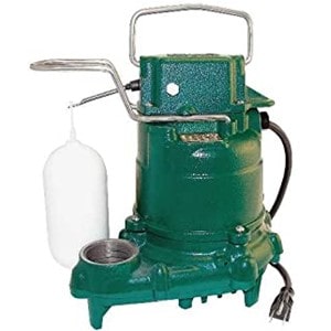 Pictured is the Zoeller M53 sump pump. 