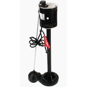 Pictured is the Zoeller 84-0001 Pedestal Sump Pump Old Faithful series 1/2 HP. 