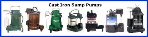 Cast iron sump pumps at pumpsselection