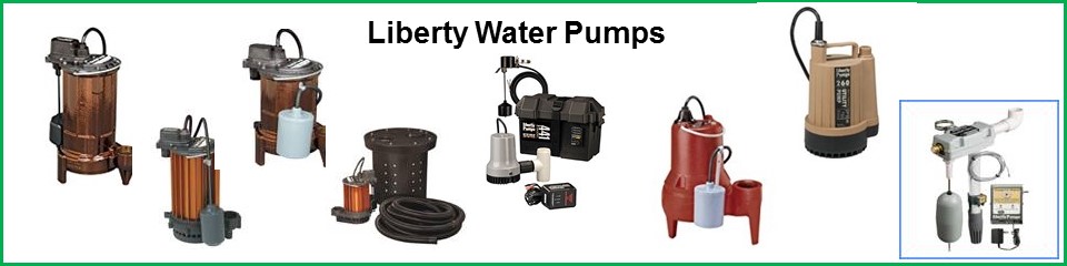 Libery Sump Pump Review By Comparison> Several Modsls Pictured here.