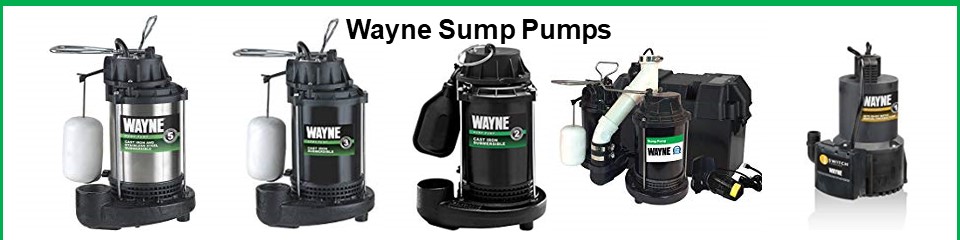 WAYNE SPF33 Thermoplastic Submersible Sump Pump With Vertical Float Switch