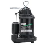 Wayne CDU800 1/2 HP Cast Iorn Steel Sump Pump With Integrated Vertical Float Switch